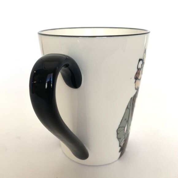 Hipster Pig Coffee Tea Mug Glasses Bow Tie Signature Housewares Inc Stoneware - Picture 3 of 7